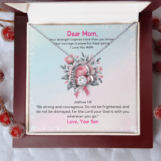 Dear Mom - Love, Your Son - Forever Love Necklace Set - JDR027