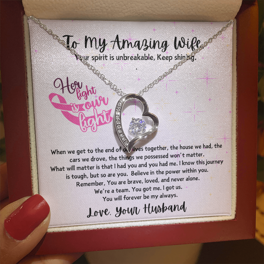 To My Amazing Wife - Love, Your Husband - Forever Love Necklace - JDR023