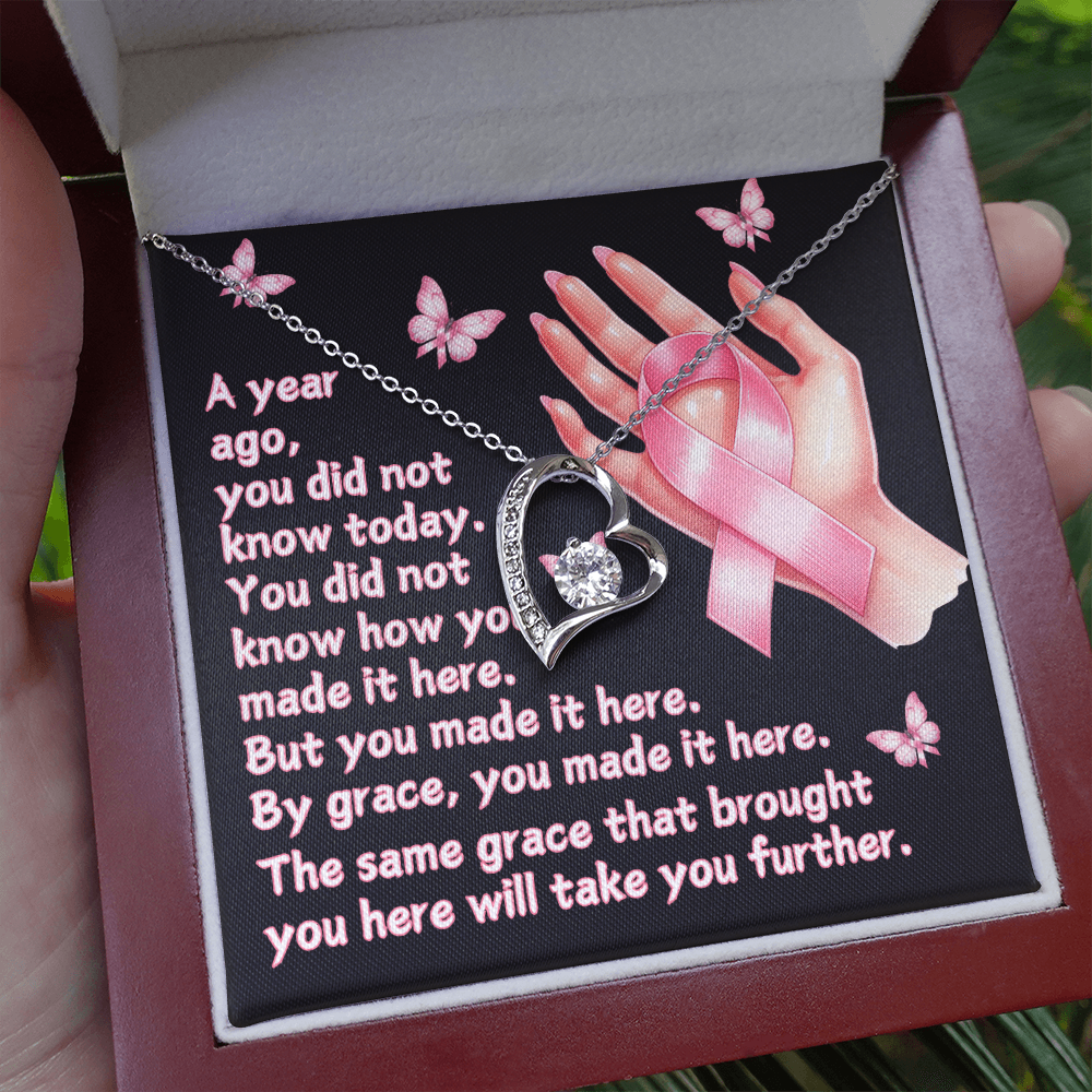 By Grace, You Made It Here - Forever Love Necklace - JDR034