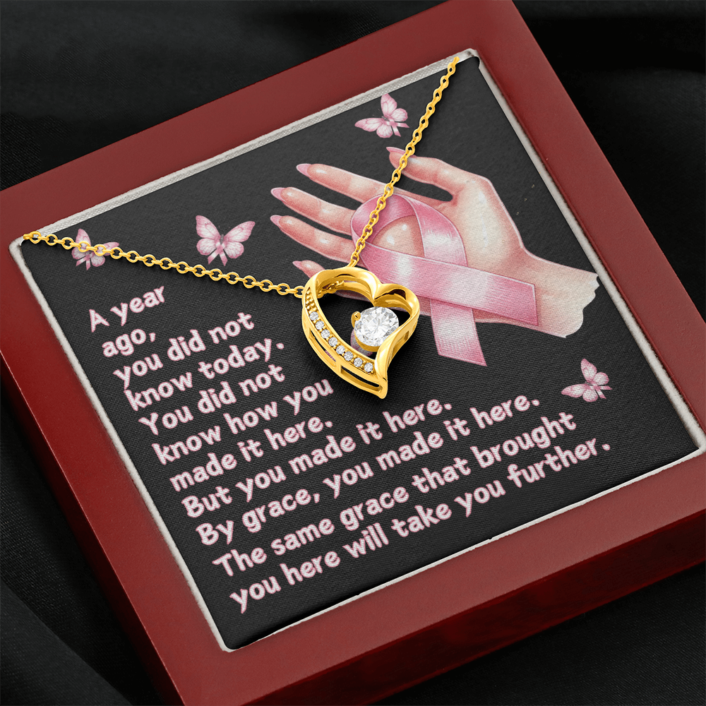 By Grace, You Made It Here - Forever Love Necklace - JDR034